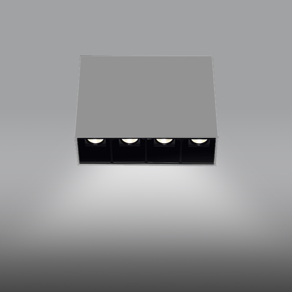 Sharp SMD - 4 optic unit - 12W - 20° 2700K Argento