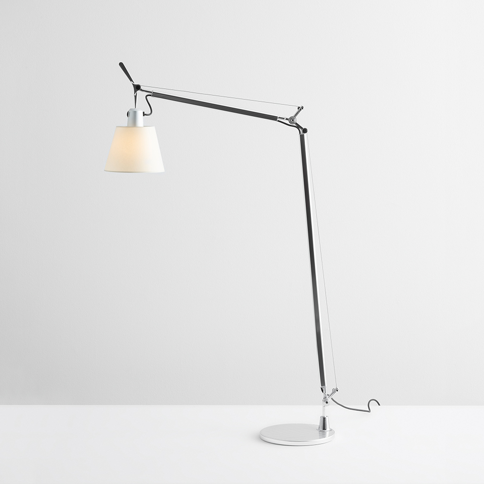 Tolomeo Basculante Reading Floor - Corpo Lampada con Diffusore pergamena 180