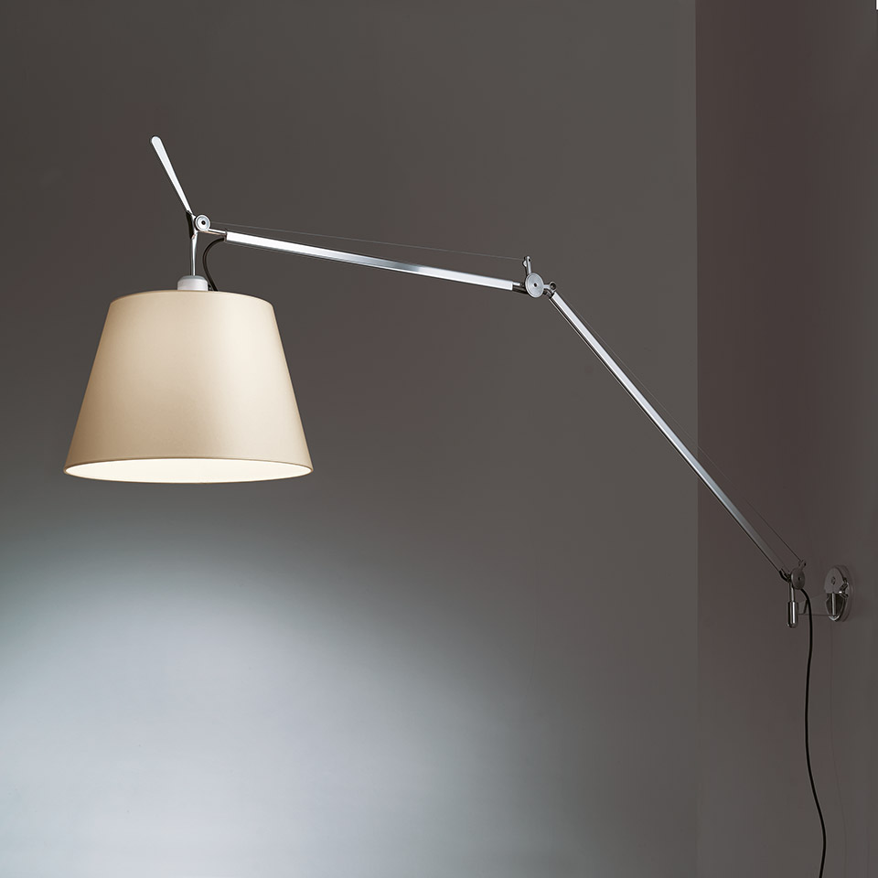 Tolomeo Mega Wall LED 2700K - with Dimmer on body lamp - Aluminium - Body Lamp