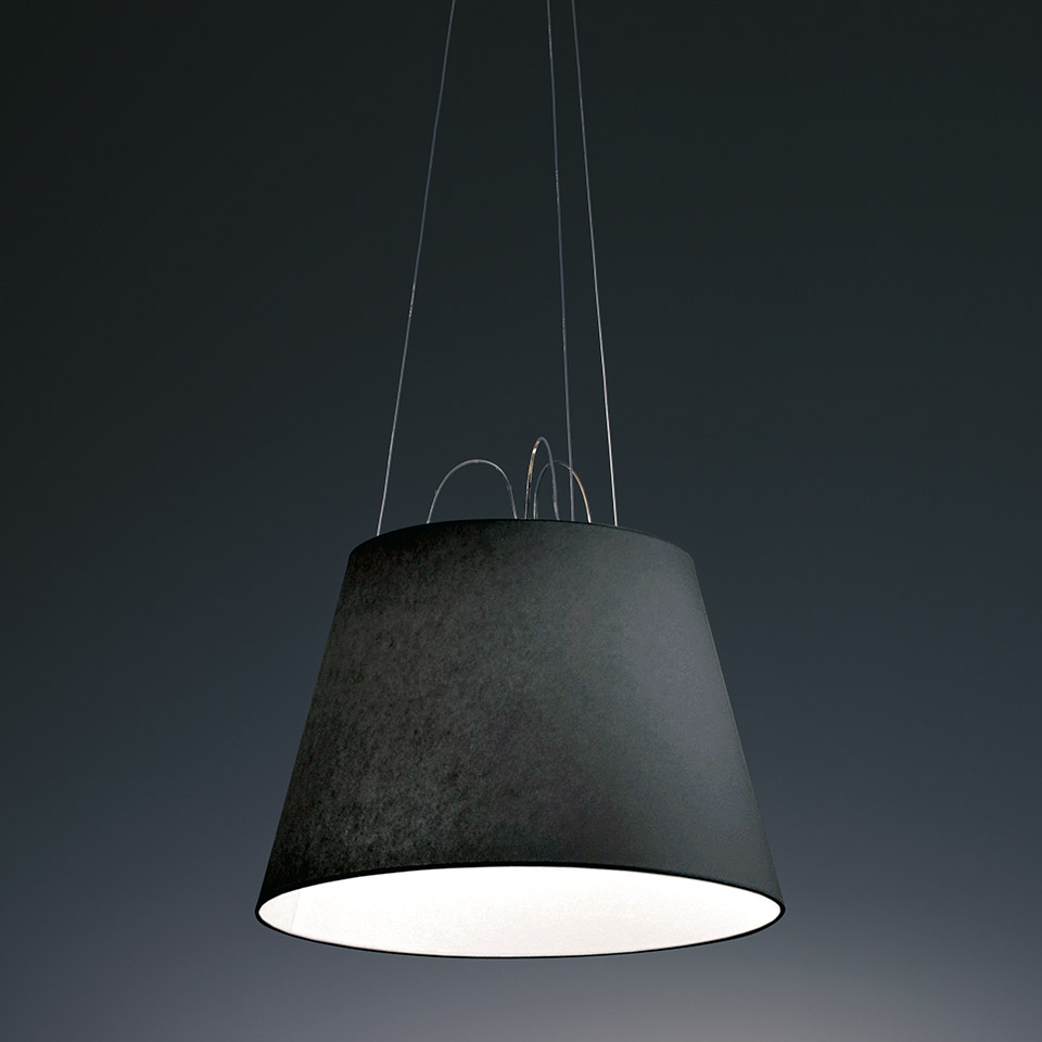 Tolomeo Mega sospensione - Corpo lampada - Nero - Corpo Lampada