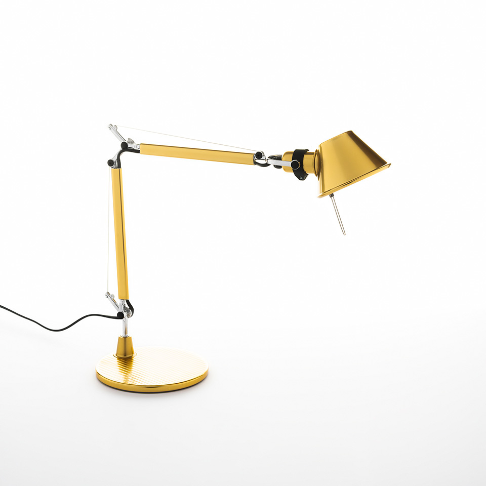 Tolomeo Micro Gold - Corpo Lampada + Base