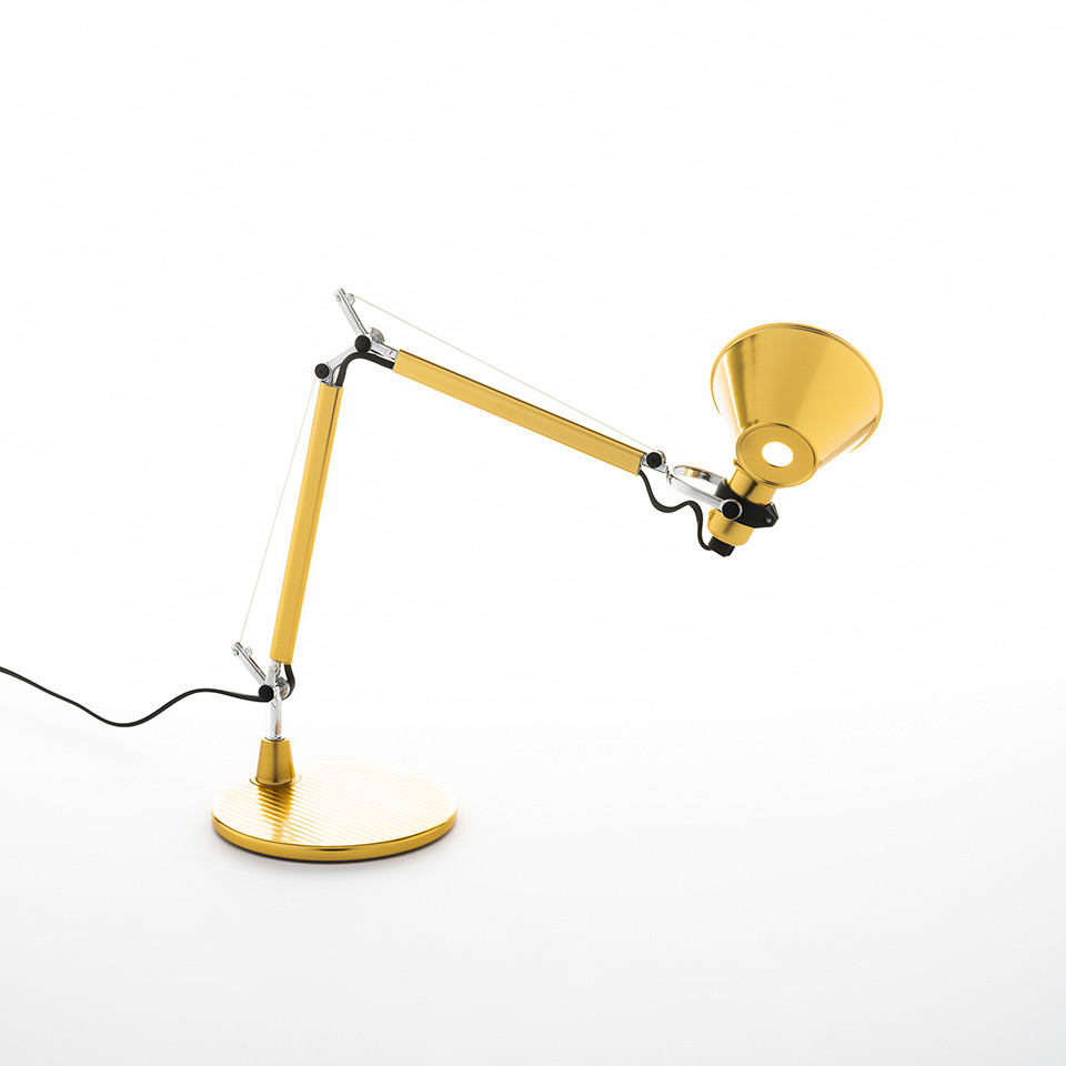 Tolomeo Micro Gold - Corpo Lampada + Base - 2