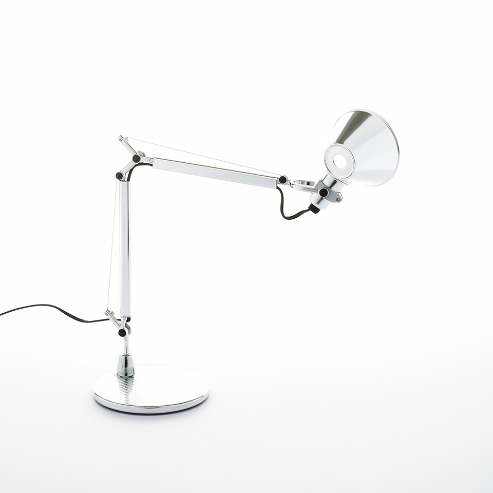 Tolomeo Micro Tavolo - Alluminio brillante - Corpo Lampada + Base - 2