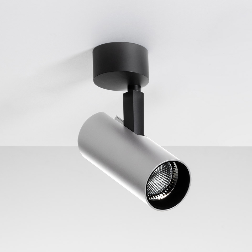 Vector Surface Mounted 55 - 15° 4000K Brushed Silver