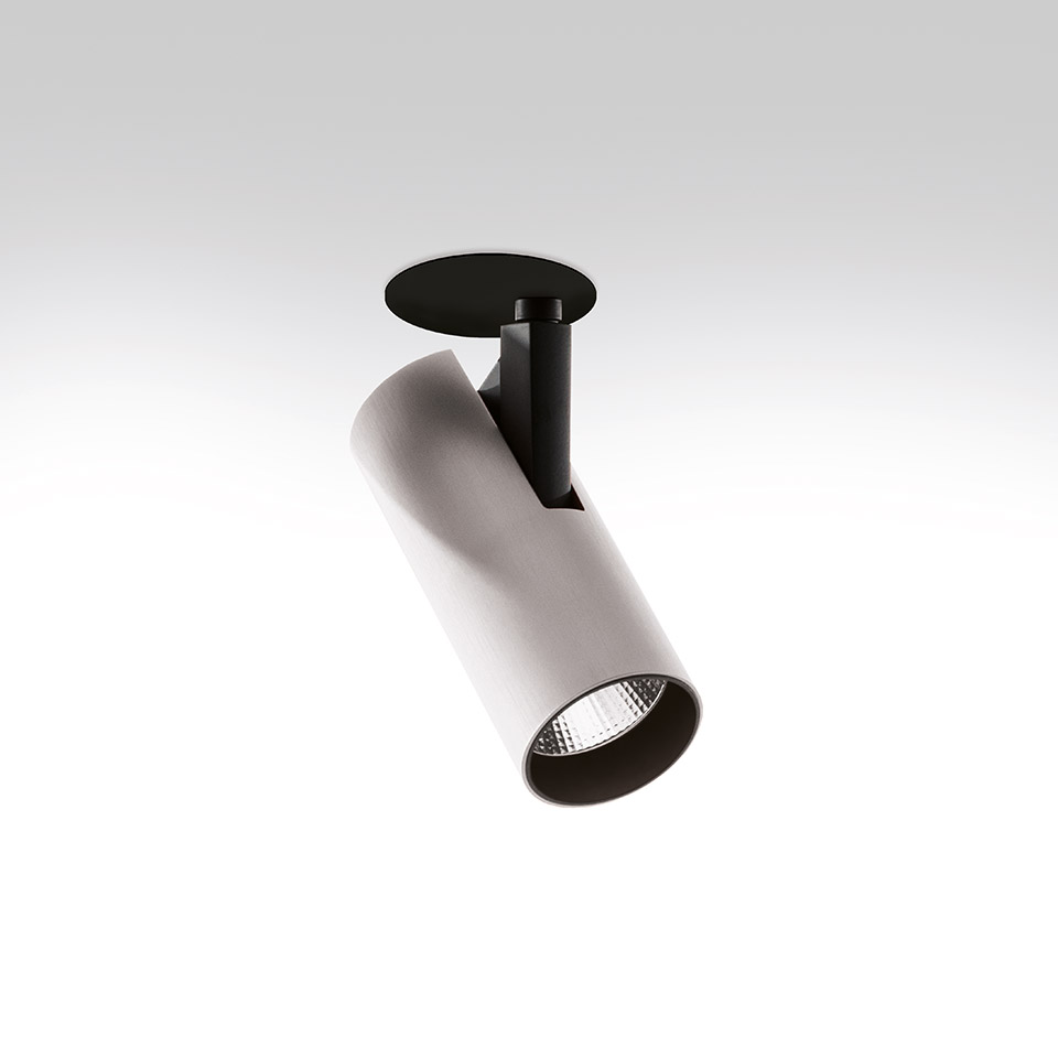 Vector Semirecessed 55 - 15° 4000K Brushed Silver