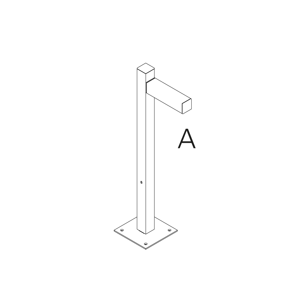 Walking - Pole 900 - 1 Head - A 90h