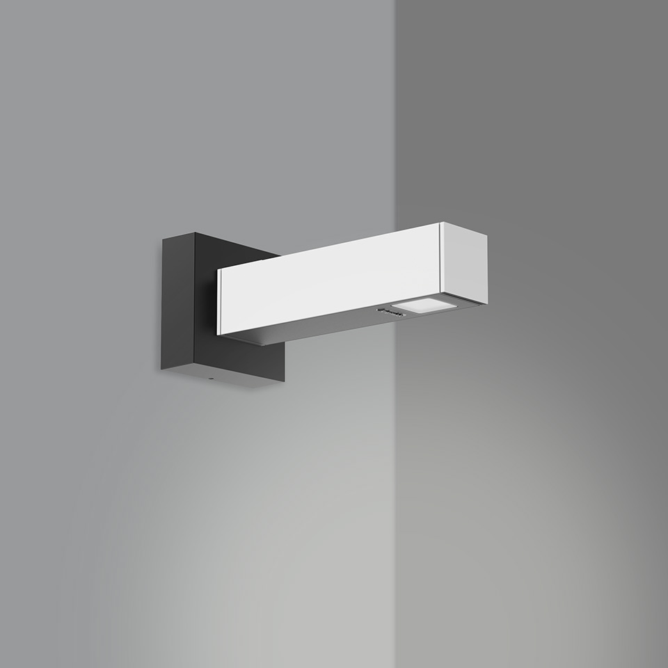 Walking - Parete - Luce Funzionale - Beam Asimmetrico - Blu