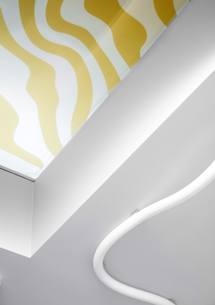Immagine del soffitto con La Linea.